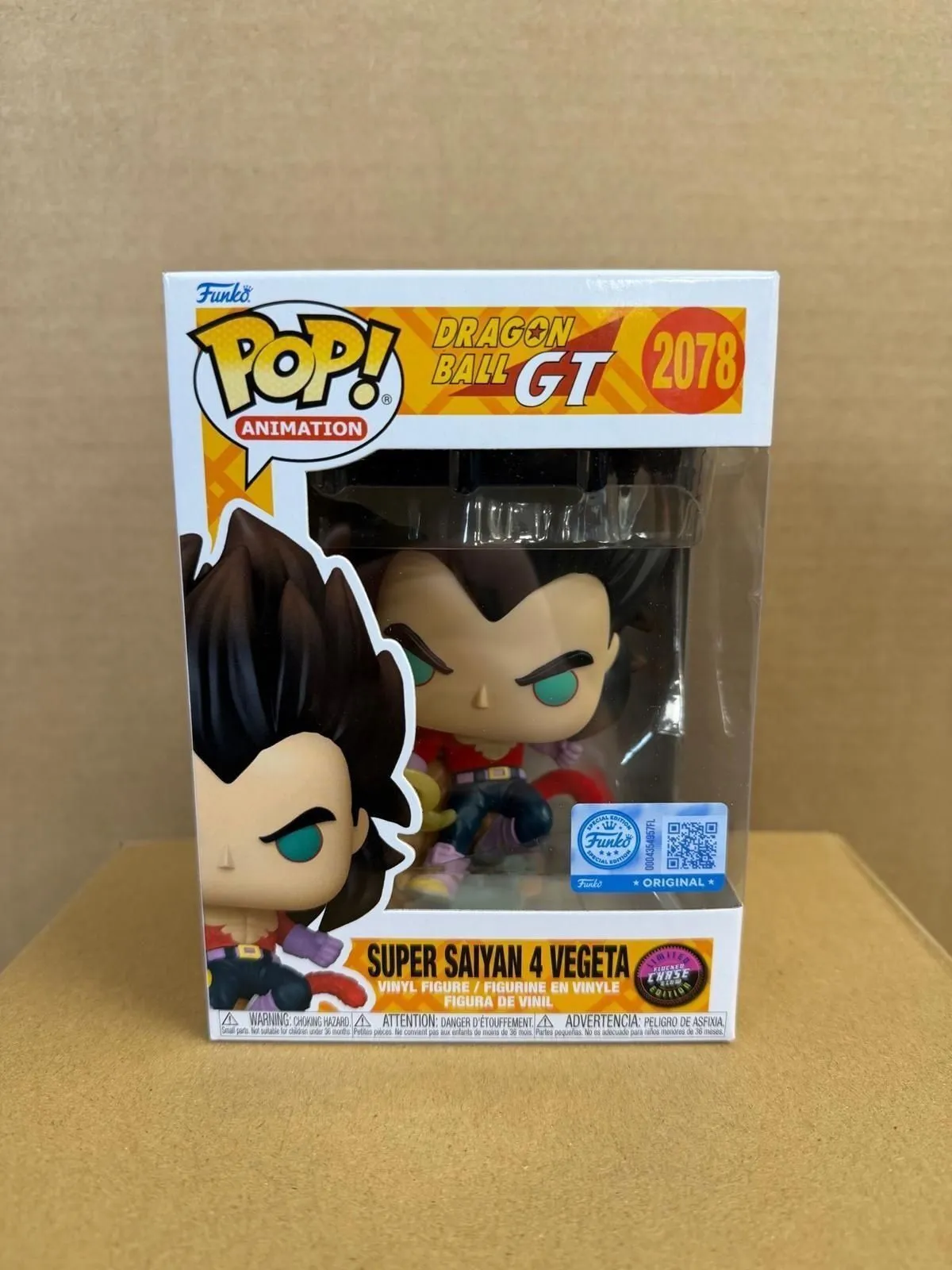 Funko Pop Anime Dragon Ball GT Super Saiyan 4 Vegeta #2078 Chase