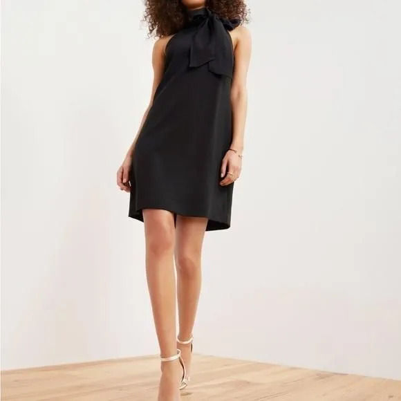 Product image for Vince Camuto Women's Bow Neck Halter Dress black size 2