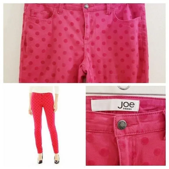 Product image for Joe Fresh for Penny's Red Dot 5 Pocket Jeans - Size 10