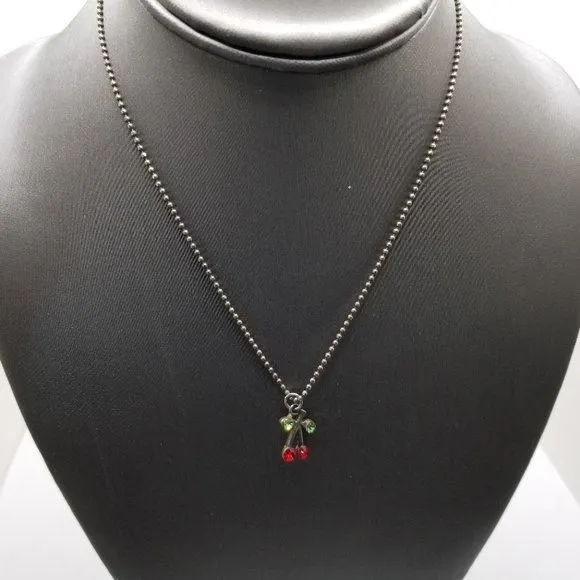 Product image for  '00 Vintage Cherry Pendant Necklace