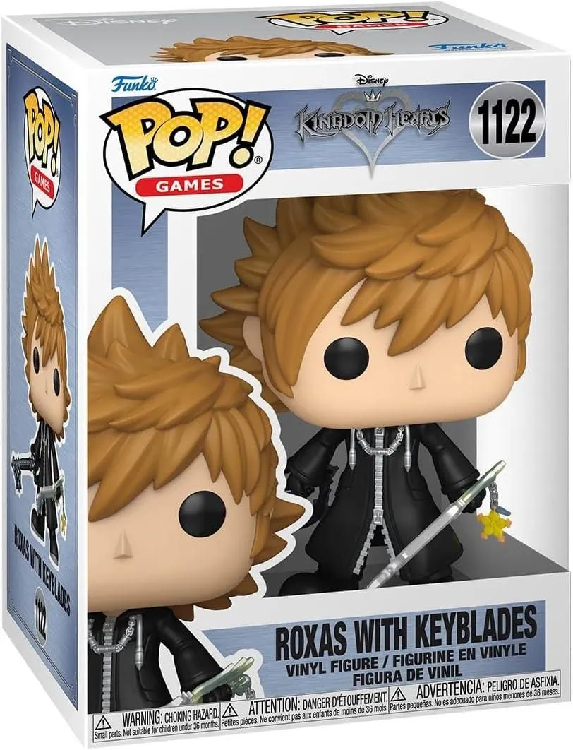 Kingdom Hearts - Roxas with Keyblades - #1122 - Games - Funko Pop!