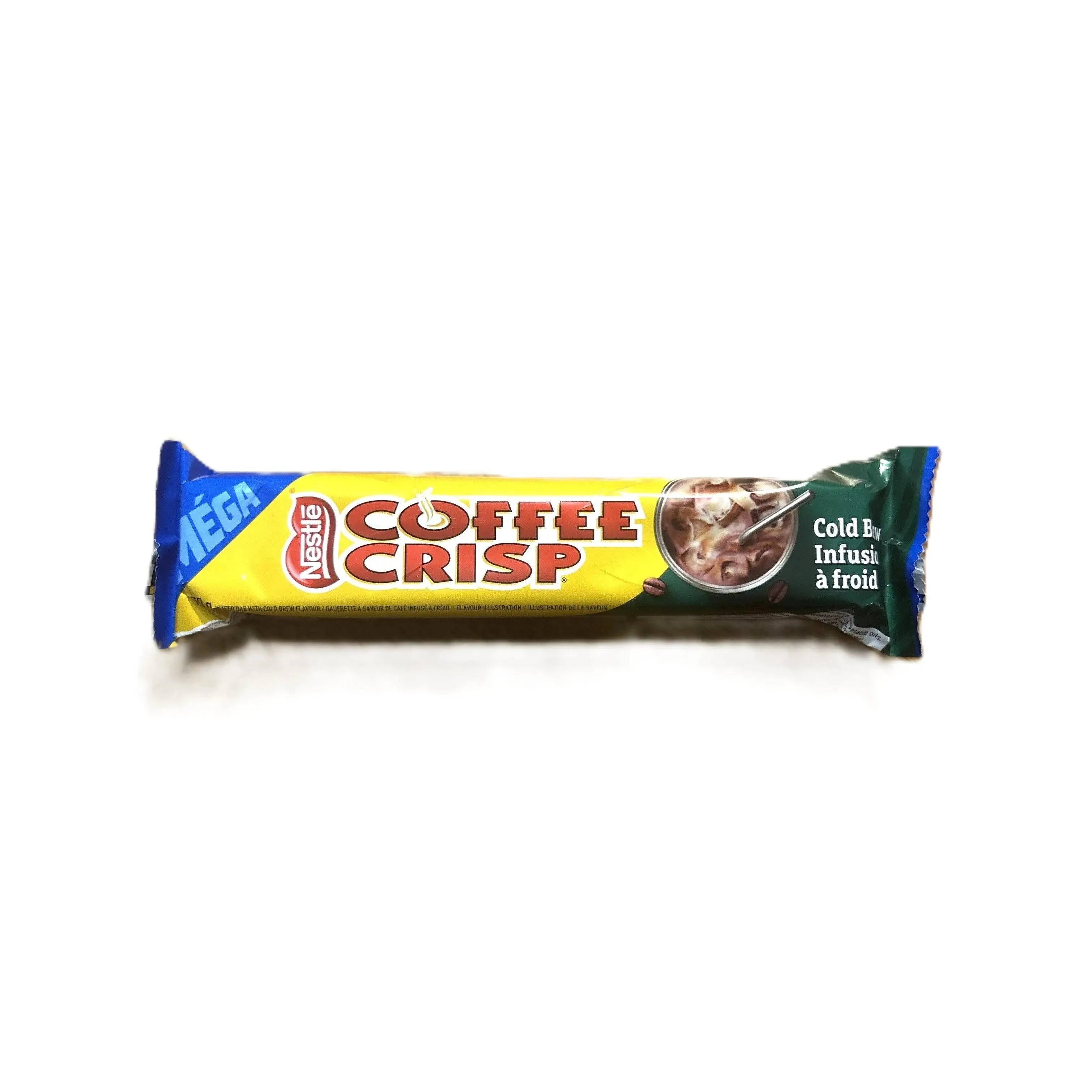Nestlé Coffee Crisp MEGA Cold Brew Bar – Canadian Chocolate Wafer Candy with Smooth Coffee Flavor (Canada)