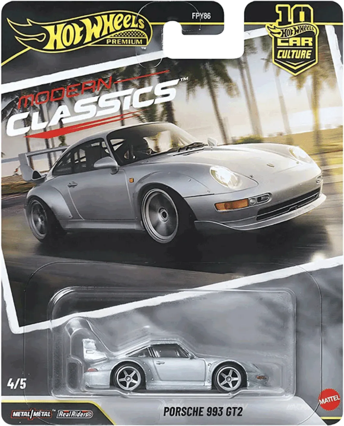 2026 Hot Wheels Car Culture - Modern Classics Porsche 993 GT2 4/5