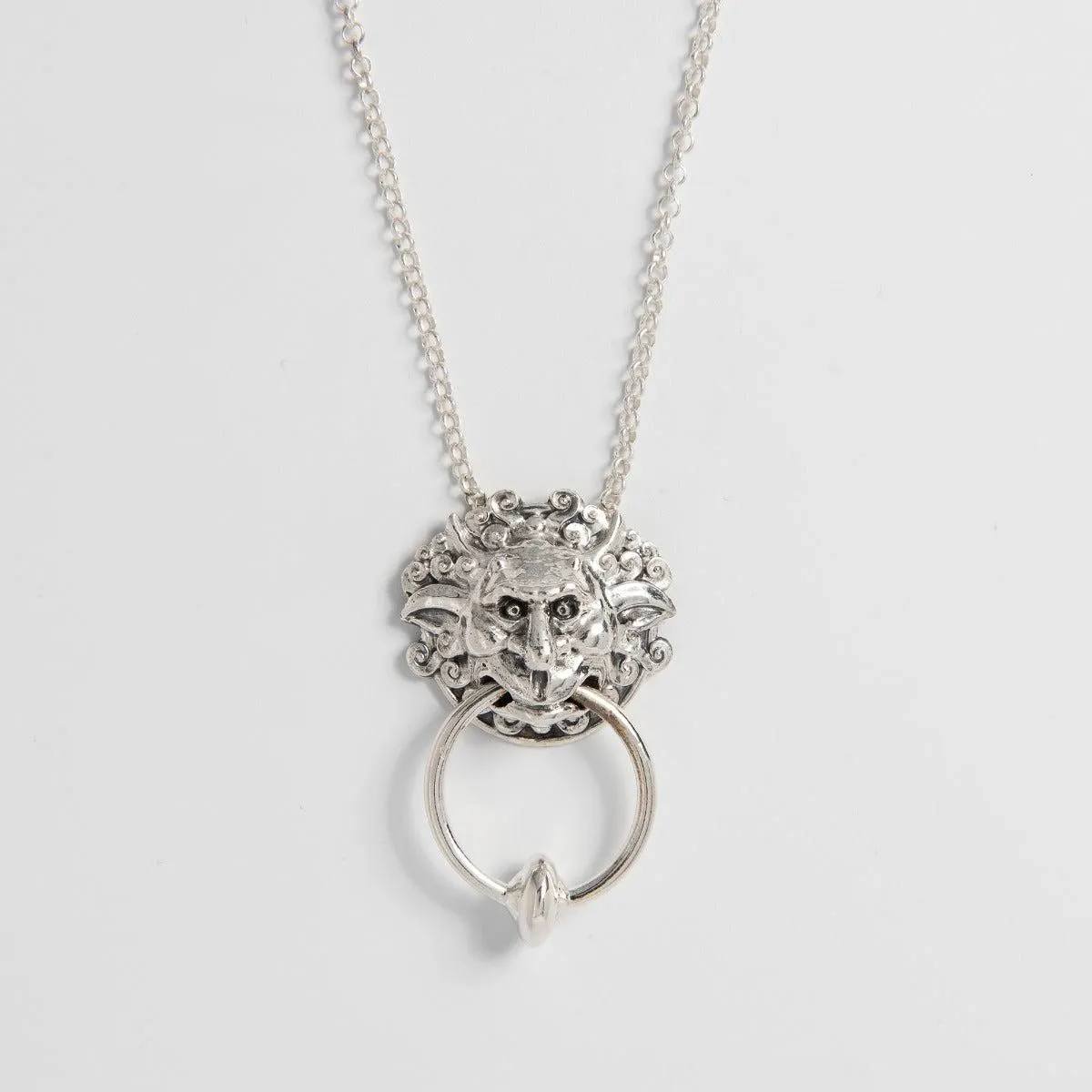 Labyrinth Left Door Knocker Necklace