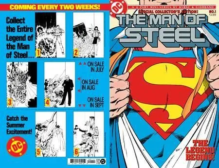 MAN OF STEEL #1 (1986 ) FACSIMILE EDITION