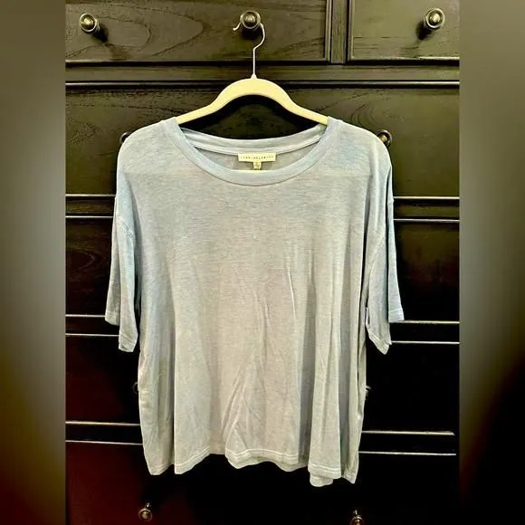 Product image for NWT Jane + Delancey Blue Scoop Neck Tee Size L