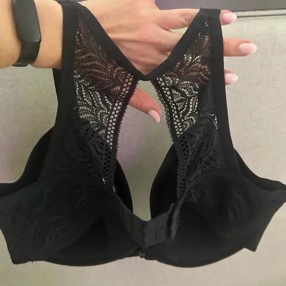 Product image for NWT Paramour Nursing Bra Lace Racer Back - Black 38DDD