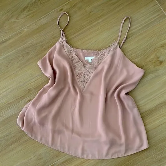 Product image for Abound Lace VNeck Camisole - Size XL - Blush or Mauve