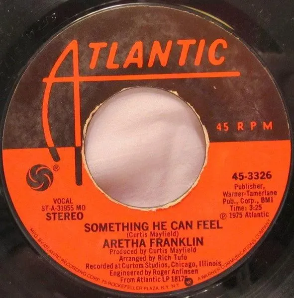 Aretha Franklin - Something He Can Feel / Loving You Baby