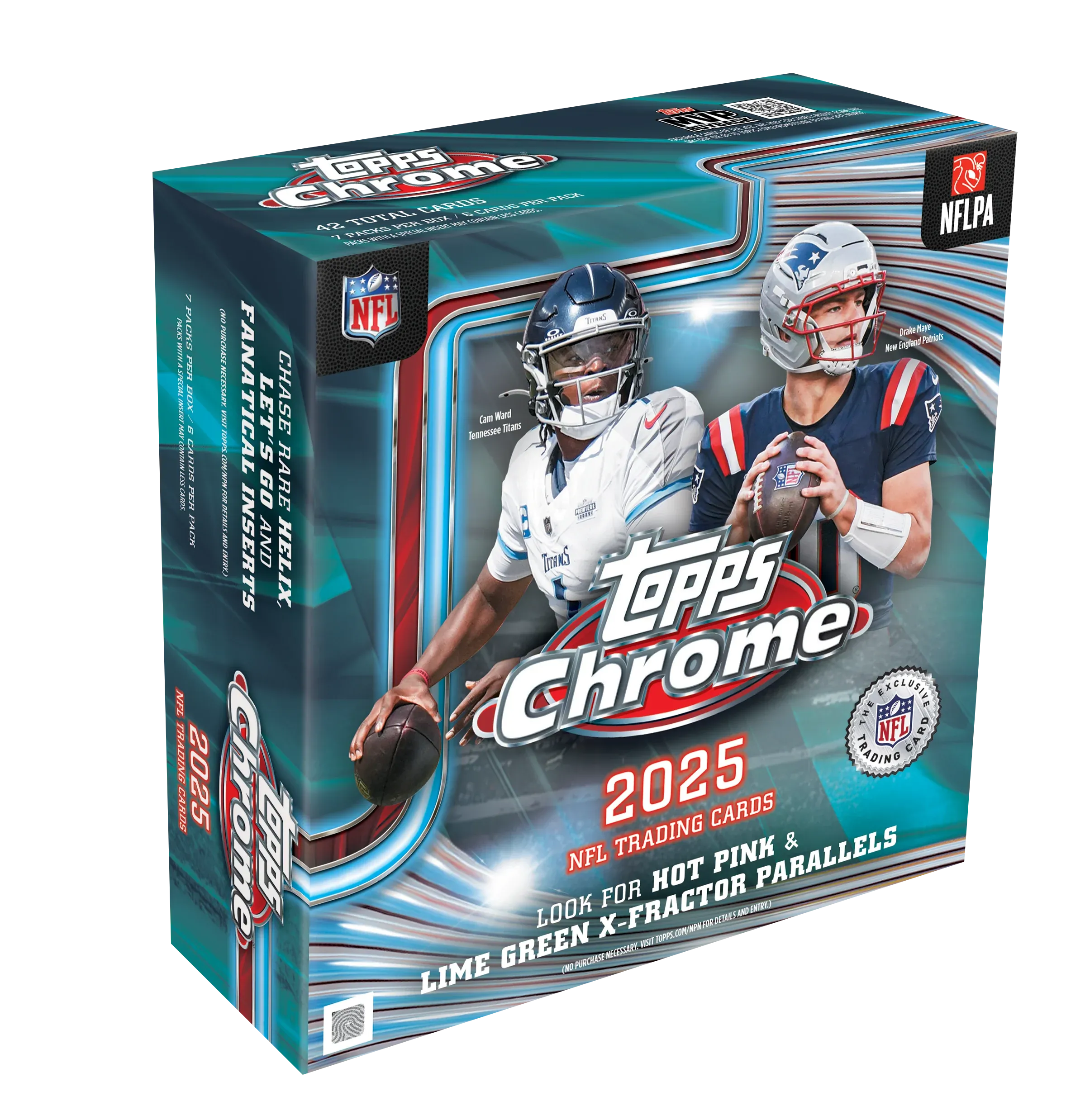 2025 TOPPS CHROME NFL MEGA BOX