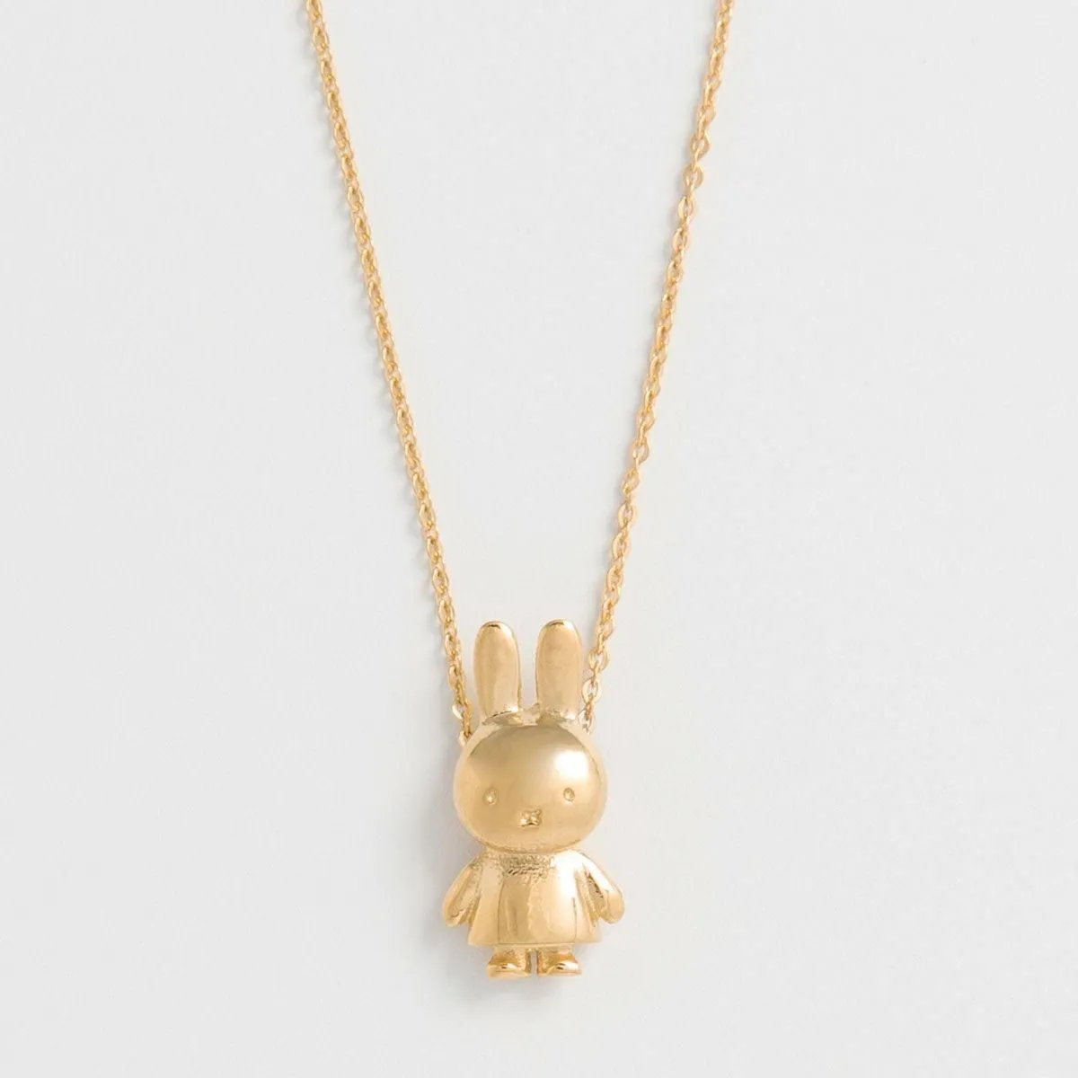 Miffy Body Charm Necklace (18ct Gold Vermeil)