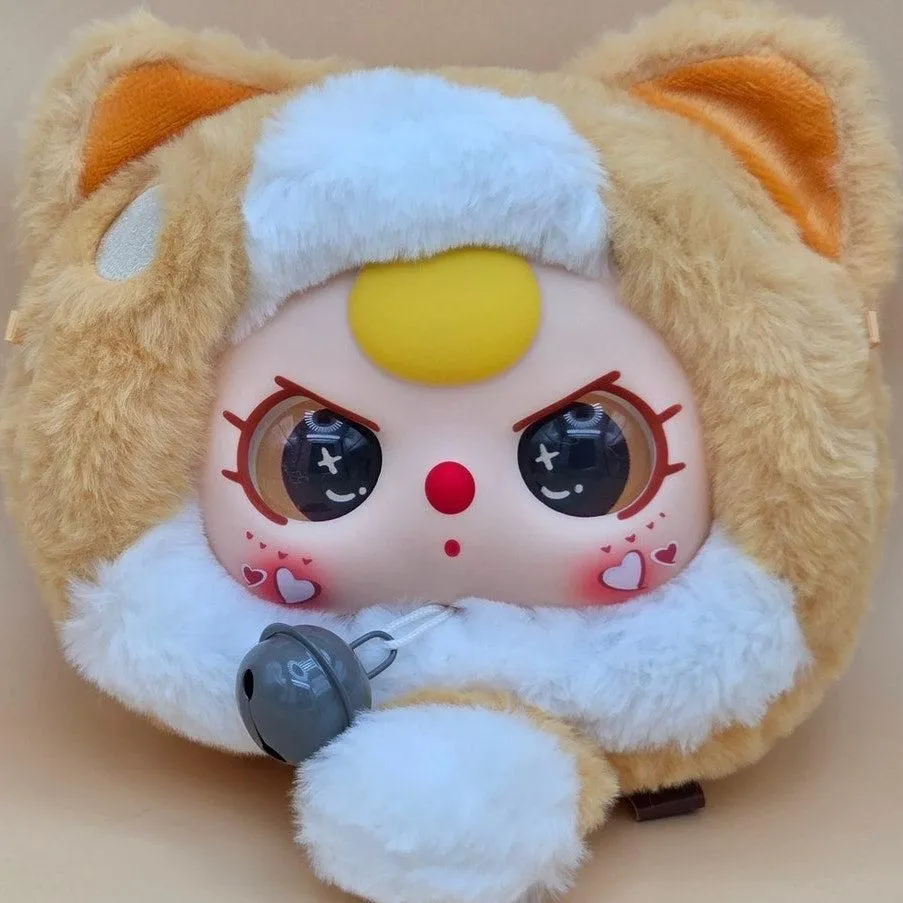 Baby Three - Large Cat Zipper Bag - Confirmed