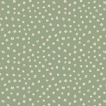 THINGS WITH WINGS - DITZY DOT FLORAL - GREEN