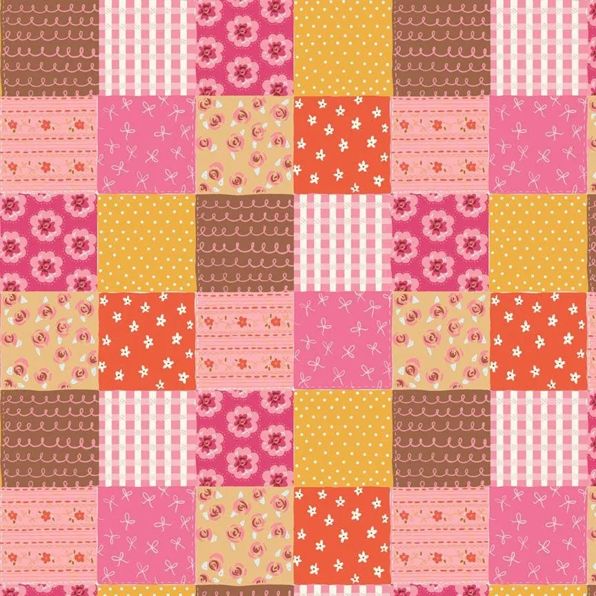THINGS WITH WINGS - PATCHWORK PINK