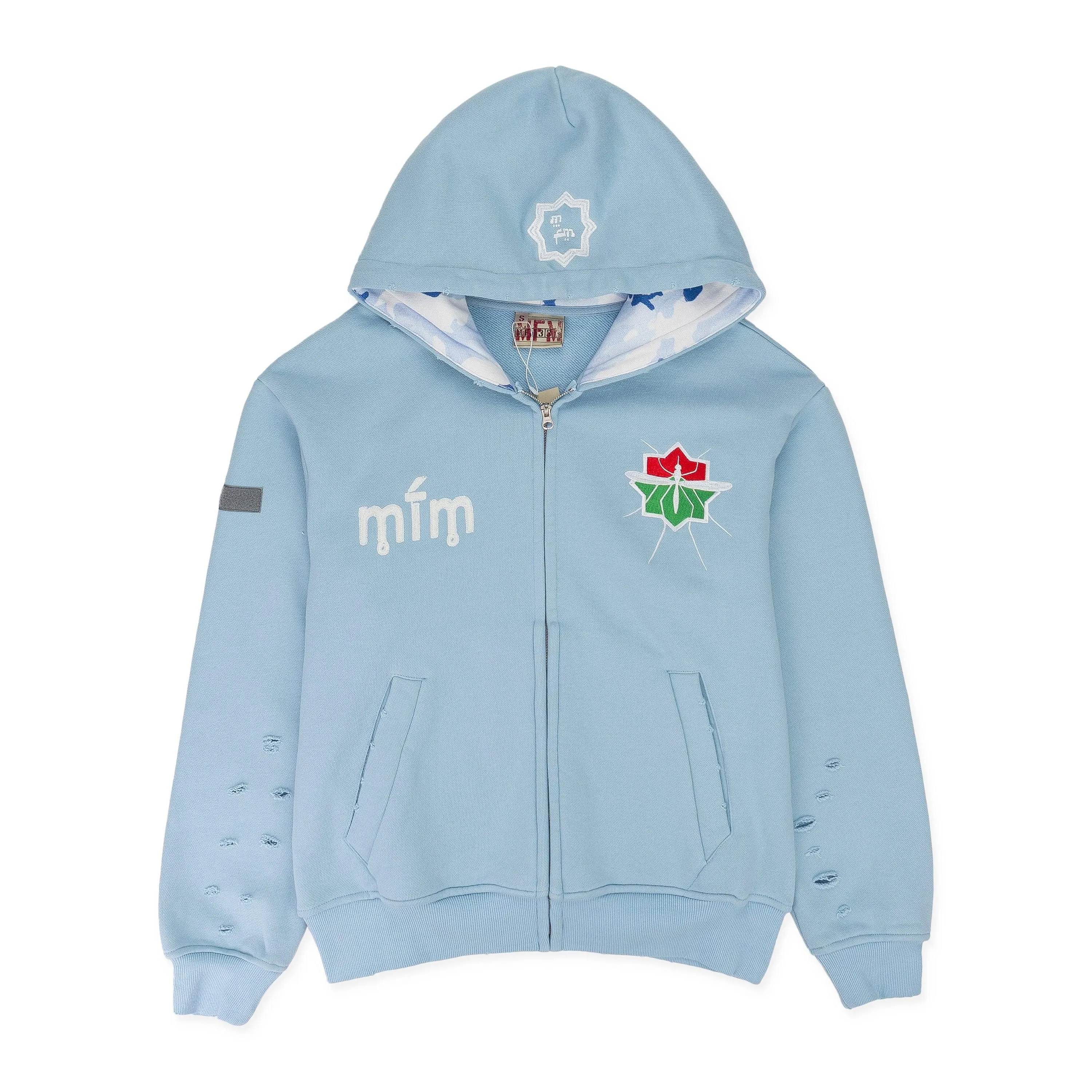 MURD333R.FM LIGHT BLUE SPECIAL OPS HOODIE
