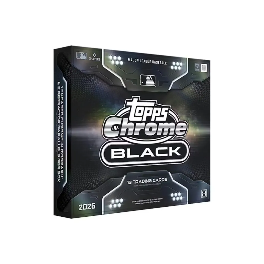 2026 Topps Chrome Black Baseball Hobby Trading Cards