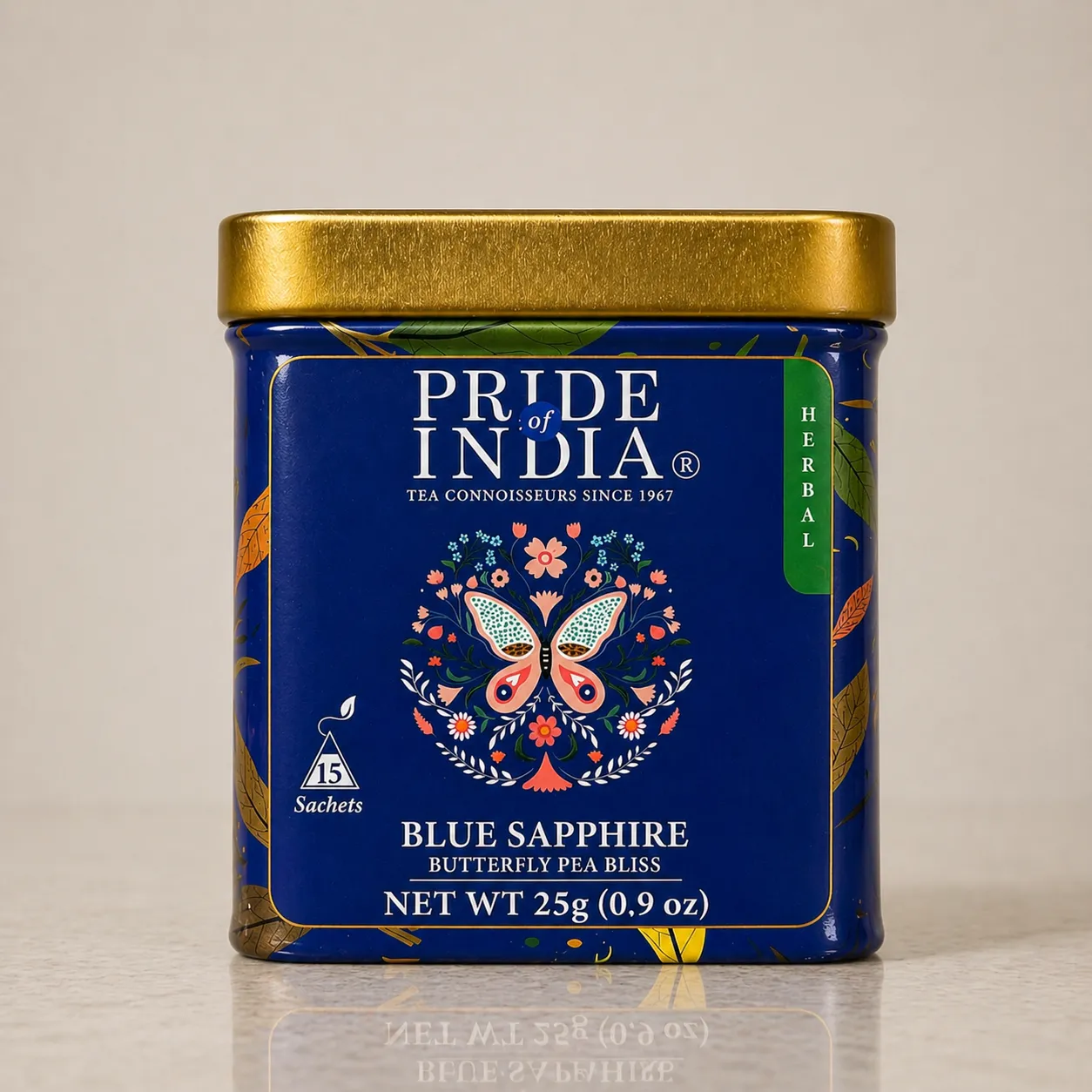 Blue Sapphire Butterfly Pea Tea – 15 Tea Bags