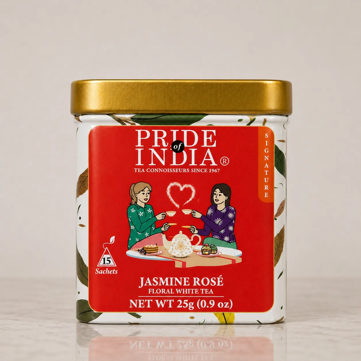 Jasmine Rosé Floral White Tea – 15 Tea Bags