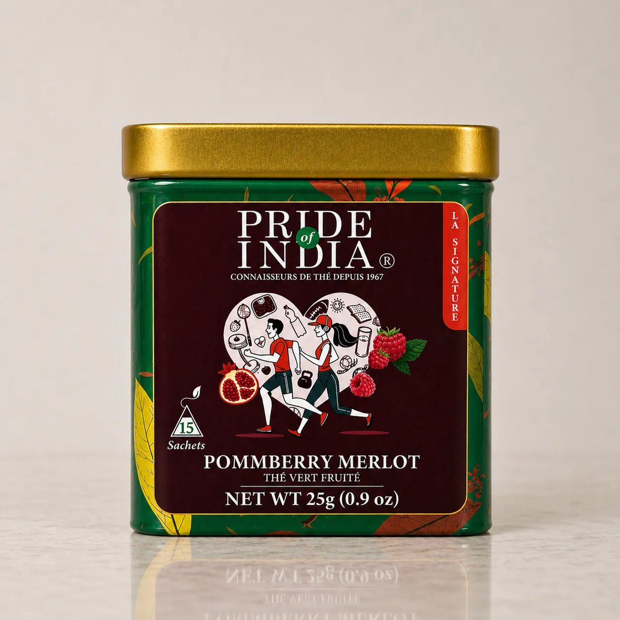 PommBerry Merlot Fruity Green Tea – 15 Tea Bags