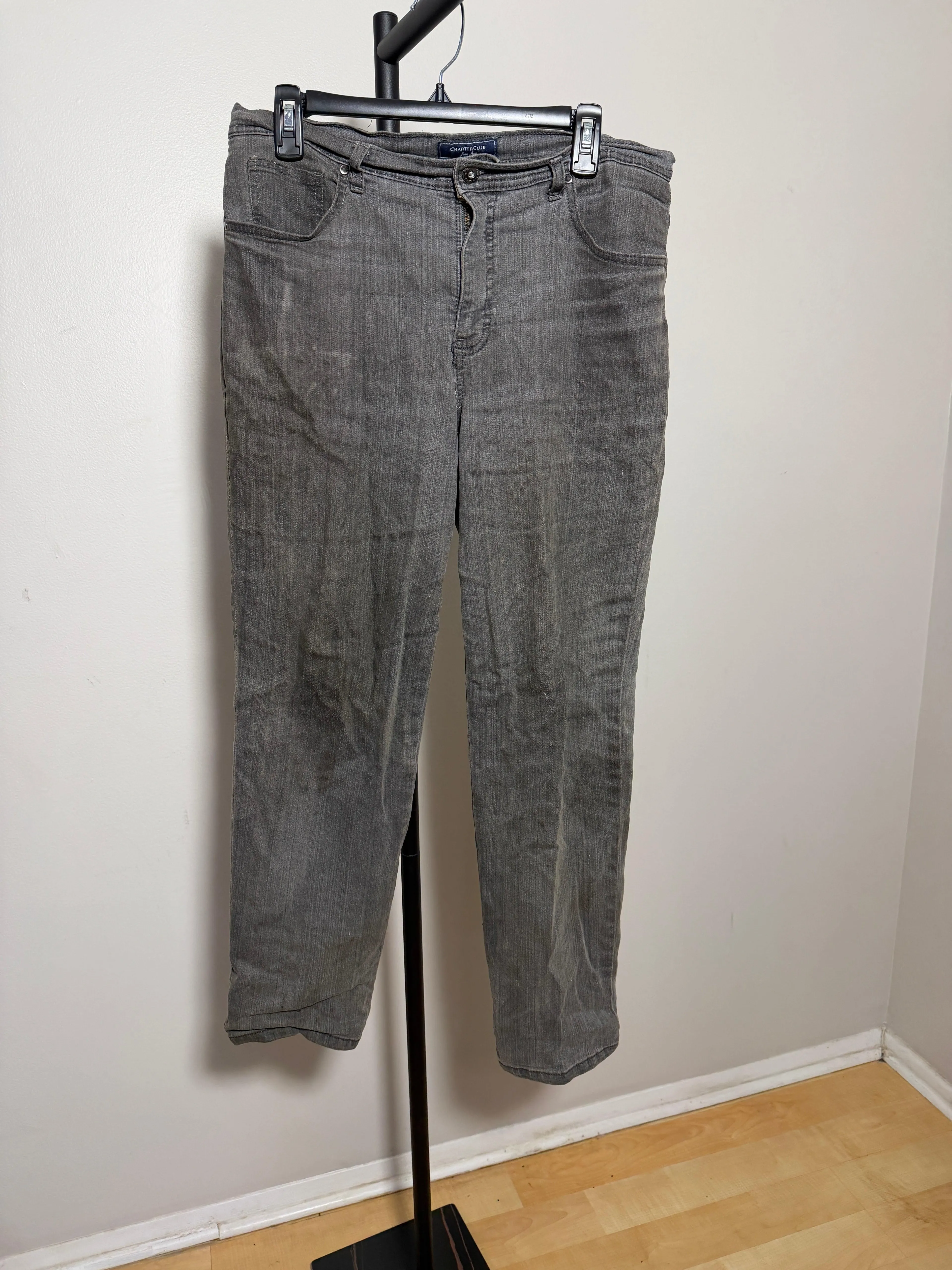 Charter Club Classic Straight Jeans Size 12S