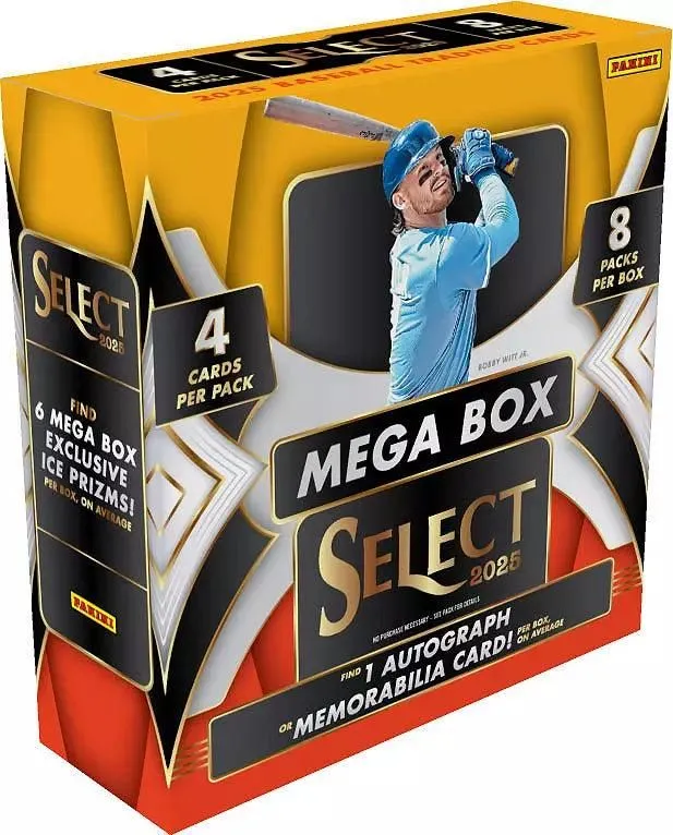 2025 Panini Select MLB Baseball Mega Box