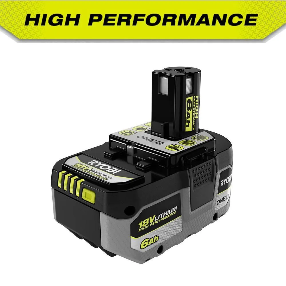 RYOBI ONE+ 18V High Performance Lithium-Ion 6.0 Ah Battery