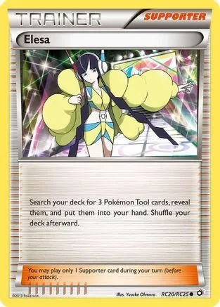 Elesa RC20/RC25 - Legendary Treasures Radiant Collection Holofoil