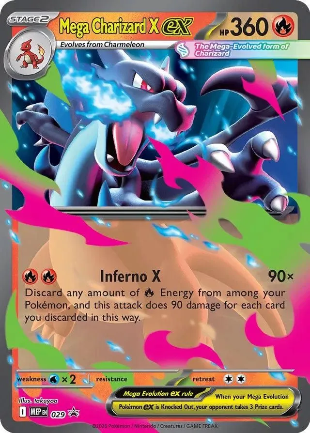 Mega Charizard X EX 029/MEP