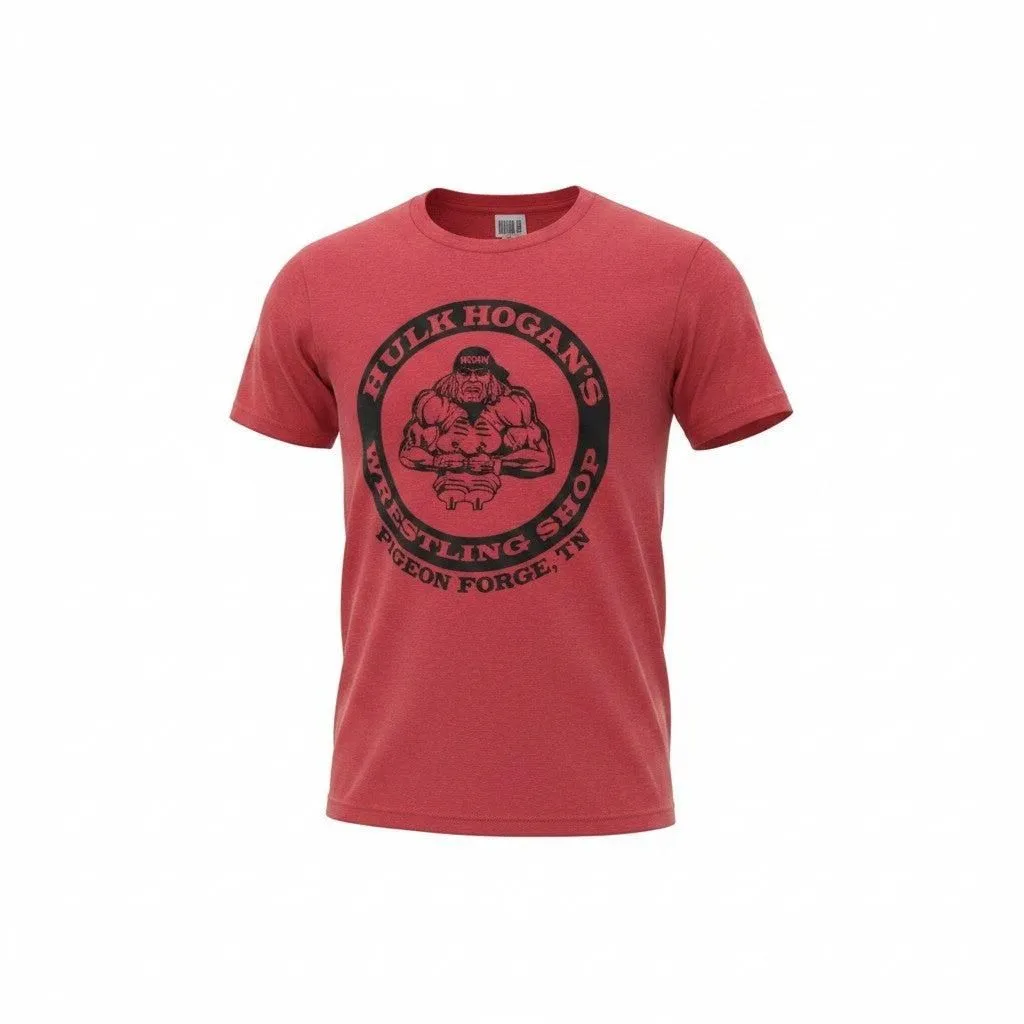 Red HBS Circle Crab Adult T-Shirt