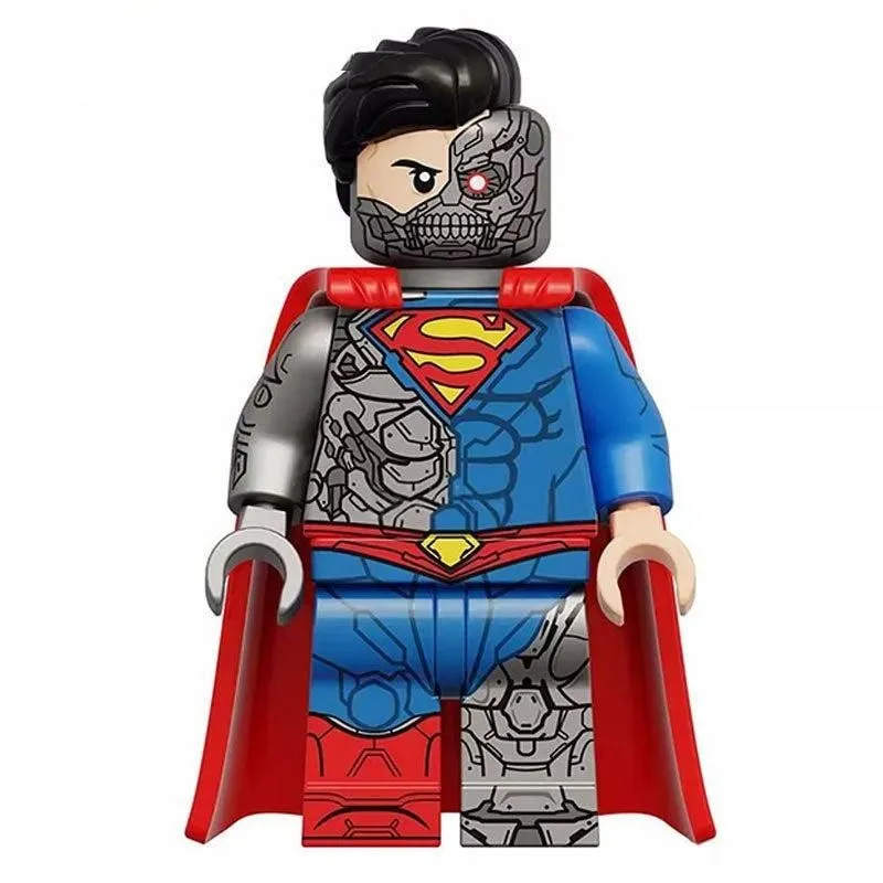 Cyborg Superman Lego Minifigures Custom Toys