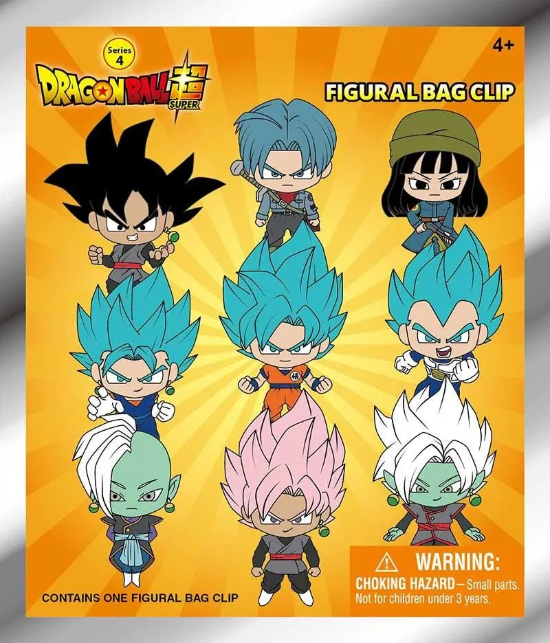 Dragon Ball Super 3D Foam Bag Clip – Series 4 Blind Bag