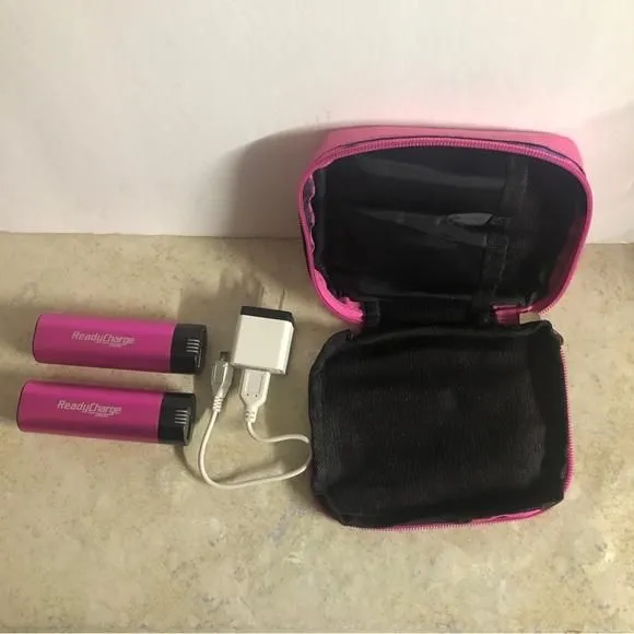 Product image for ReadyCharge 2600 Two Pack Travel Charger with Zipper Case