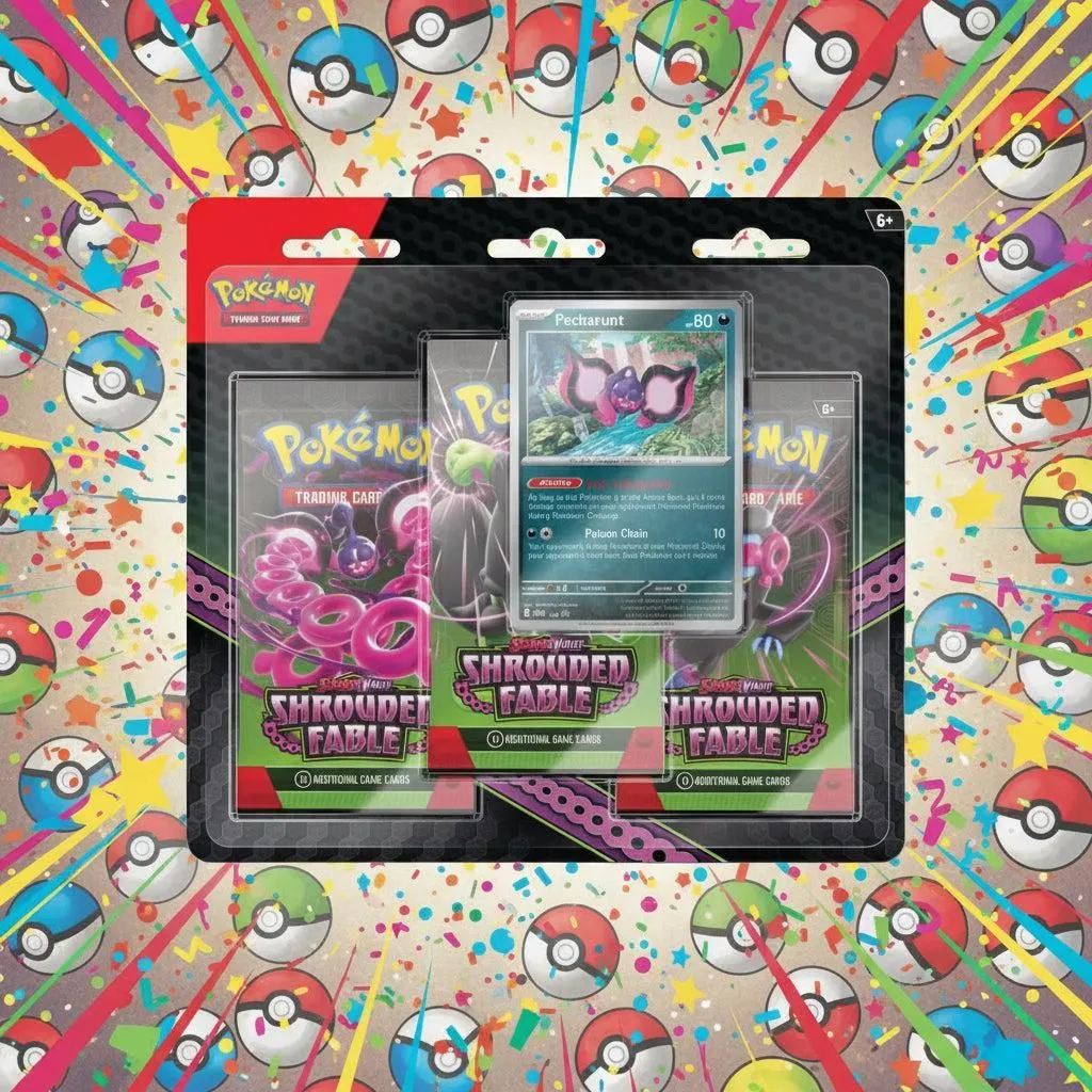 Shrouded Fable 3 Pack Blister [Pecharunt]