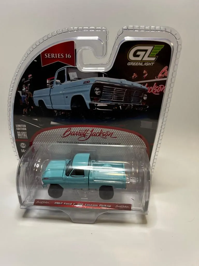 Greenlight Barrett-Jackson - 1967 Ford F-100 Custom Pickup (Blue)