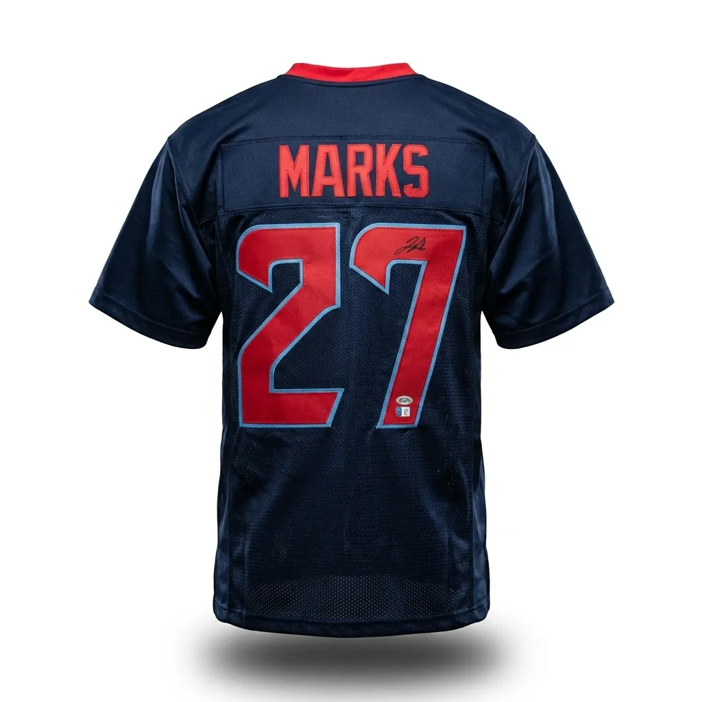 Woody Marks JSA Certified Autographed Custom Jersey