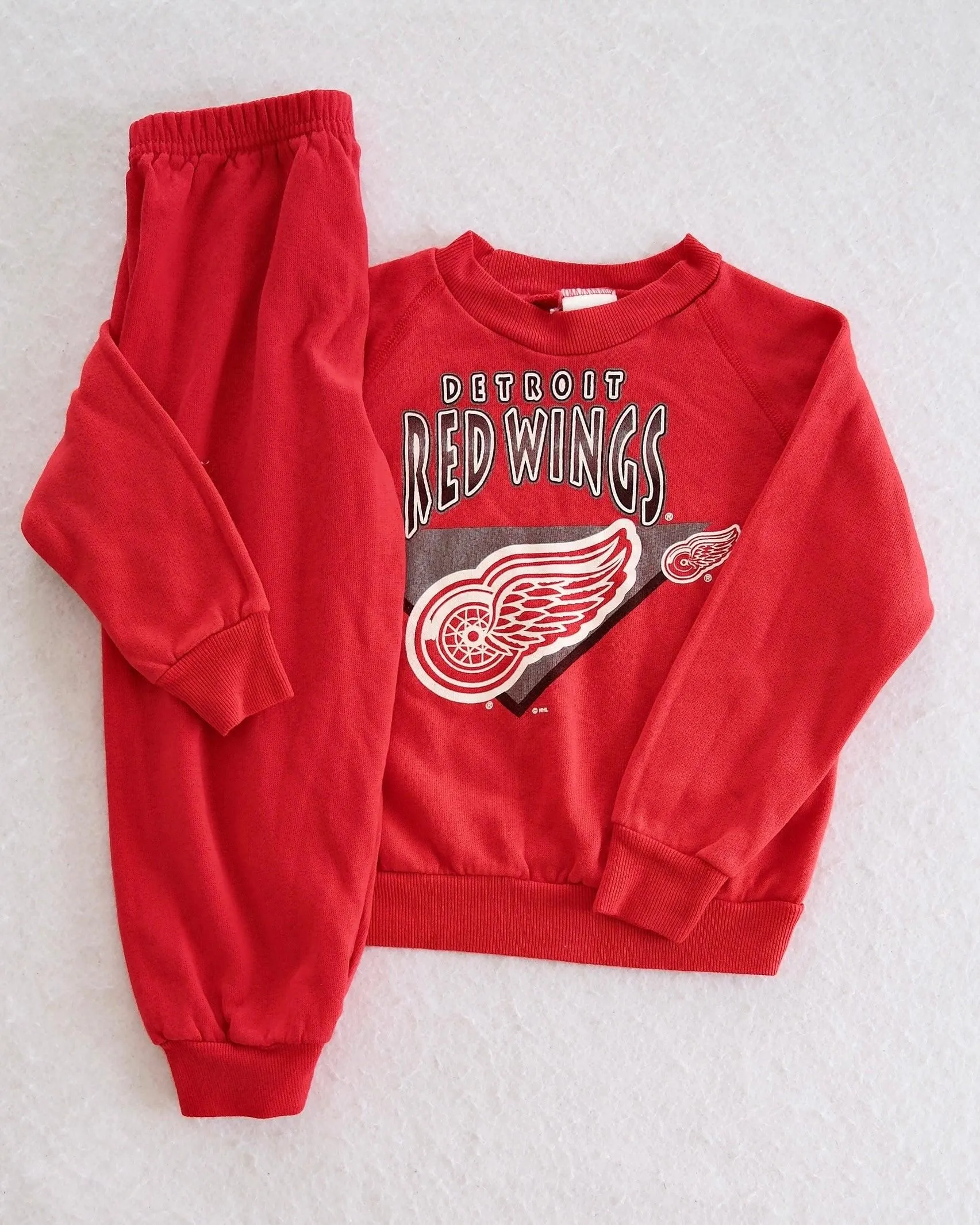 Vintage Toddler NHL Detroit Red Wings Sweatshirt Set: 3T