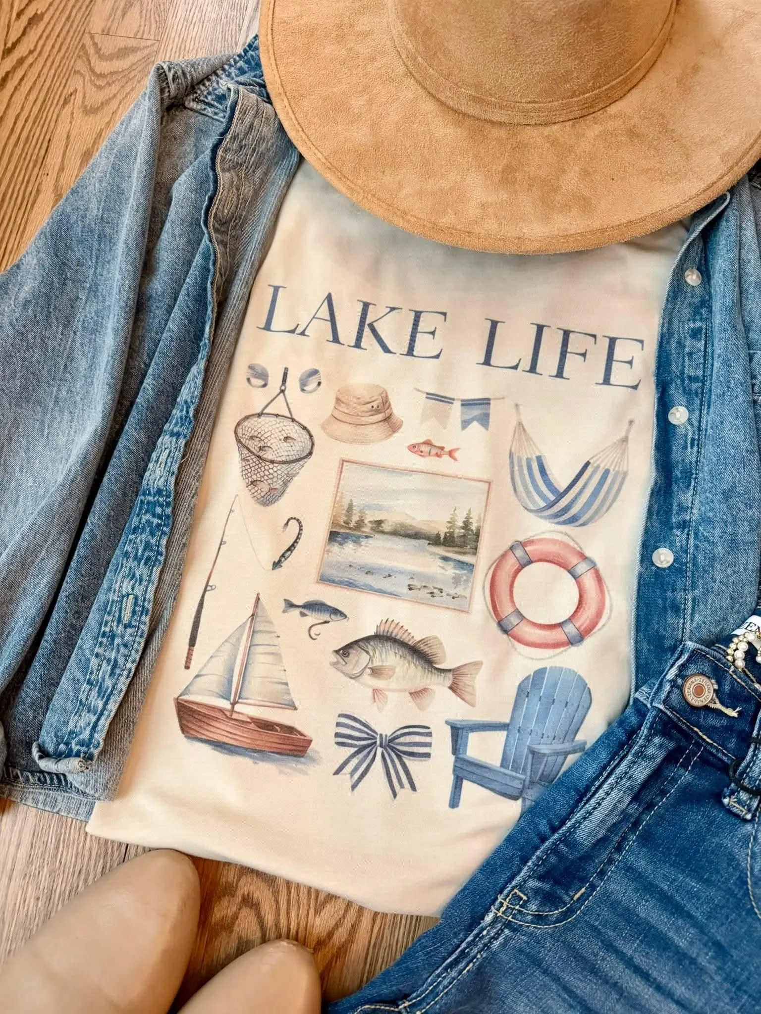 Lake Life, Yes Please Tee
