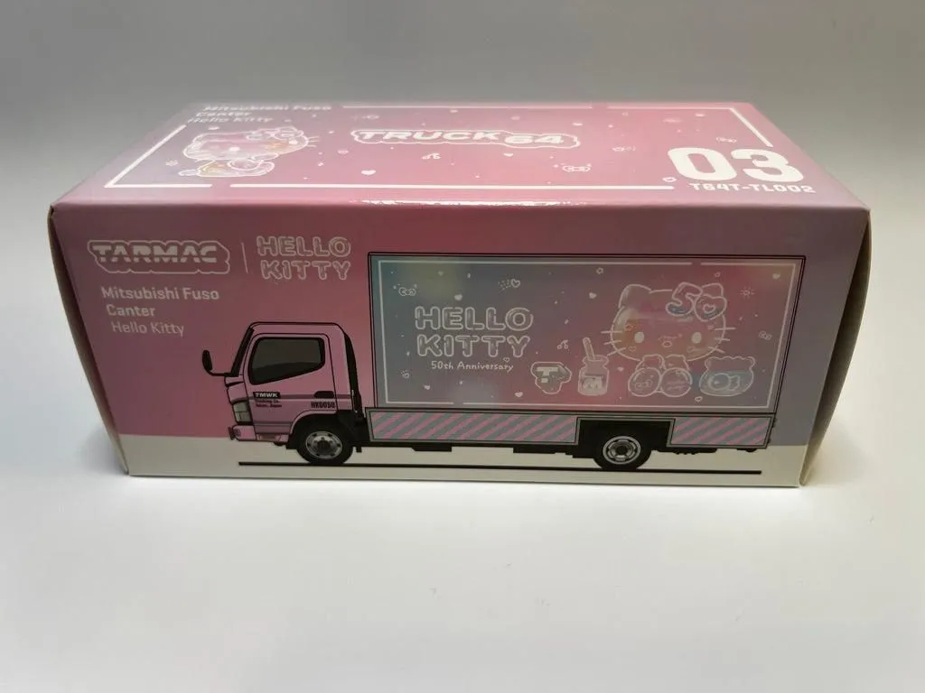 Tarmac Mitsubishi Fuso Canter Mobile Ad Truck RHD (Hello Kitty Pink w/graphics)