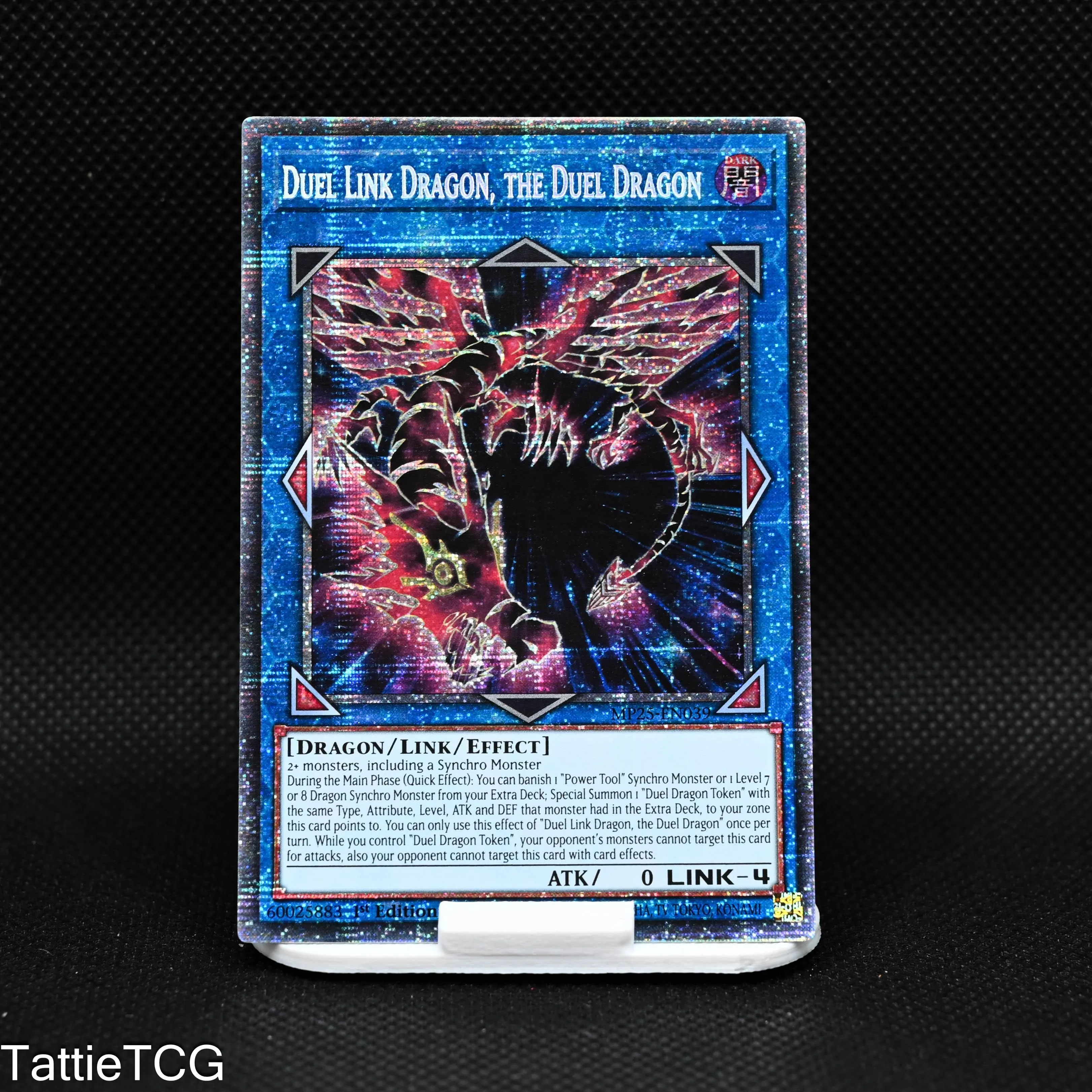 1st Edition Duel Link Dragon, The Duel Dragon - MP25-EN039 - NM