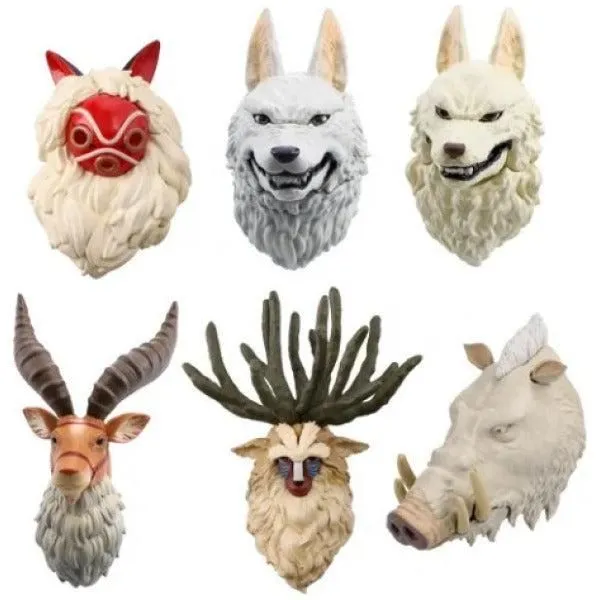 Princess Mononoke – 3D Character Face Magnet Blind Box