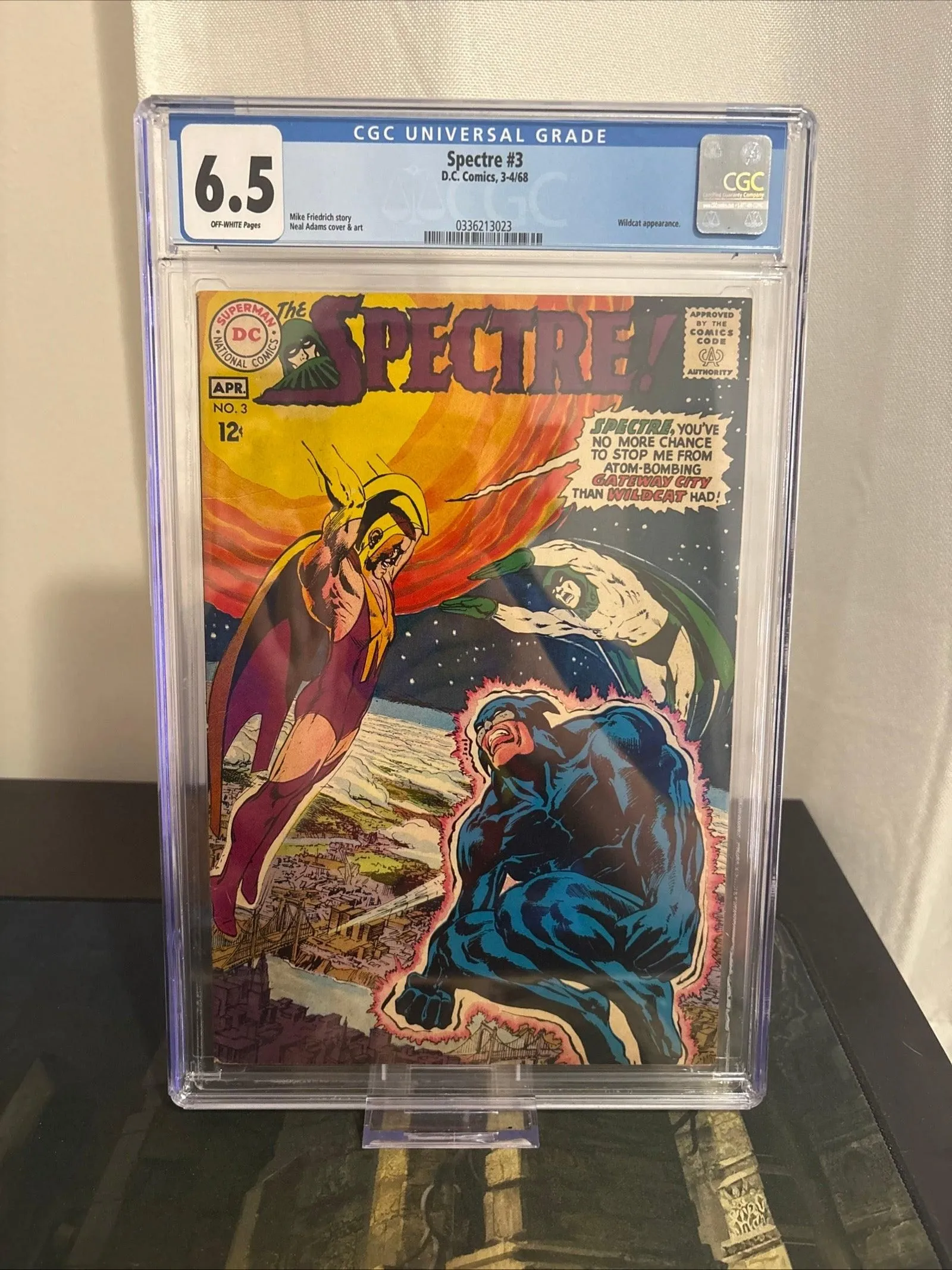 Spectre 3 CGC 6.5 Neal Adams