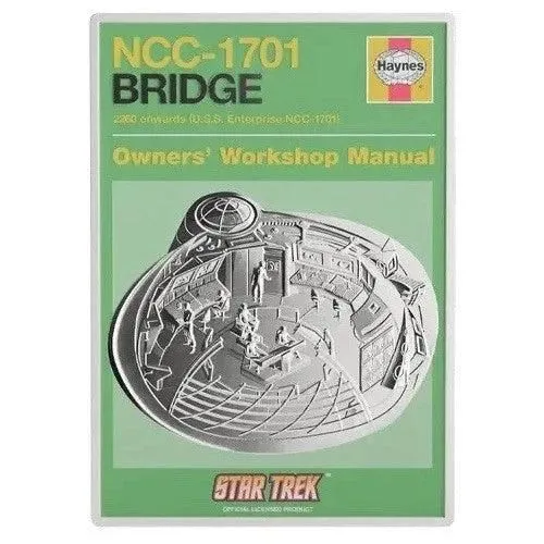 2025 Star Trek U.S.S. Enterprise NCC-1701 Bridge Owner Manual 1 oz Silver Proof