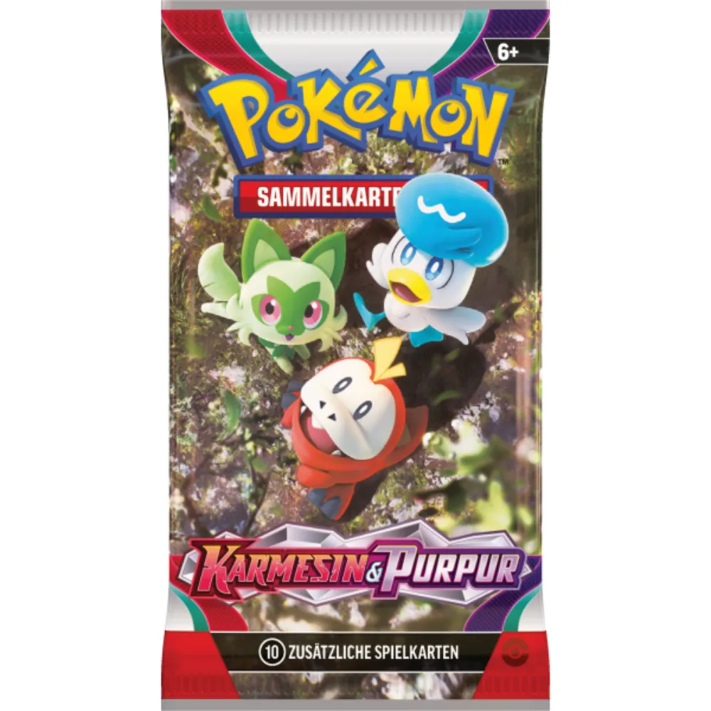 Pokemon Karmesin Purpur Base Einzelbooster