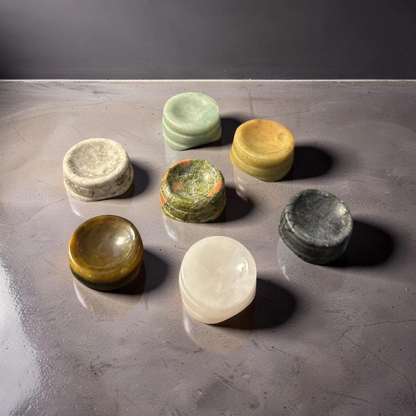 Natural Stone Sphere Holders
