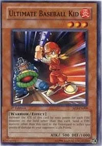 Ultimate Baseball Kid SD3-EN009 Structure Deck: Blaze of Destruction Yu-Gi-Oh! Moderately Played 1st Edition Common / Short Print English Trading Card