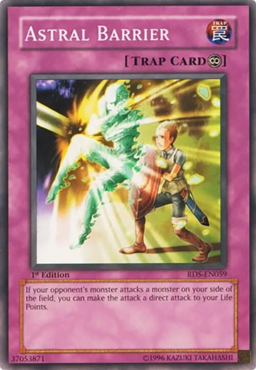 Astral Barrier RDS-EN059 Rise of Destiny Yu-Gi-Oh! Moderately Played 1st Edition Common / Short Print English Trading Card