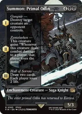 Magic: The Gathering - FINAL FANTASY - Summon: Primal Odin (Borderless) - 365 - Normal