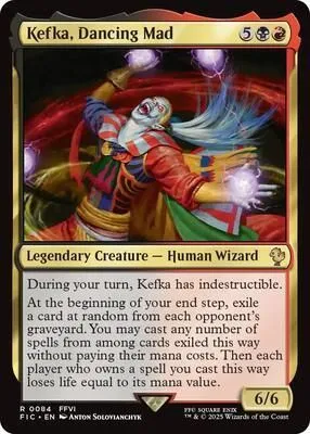 Magic: The Gathering - Commander: FINAL FANTASY - Kefka, Dancing Mad (Surge Foil) - 84 - Foil