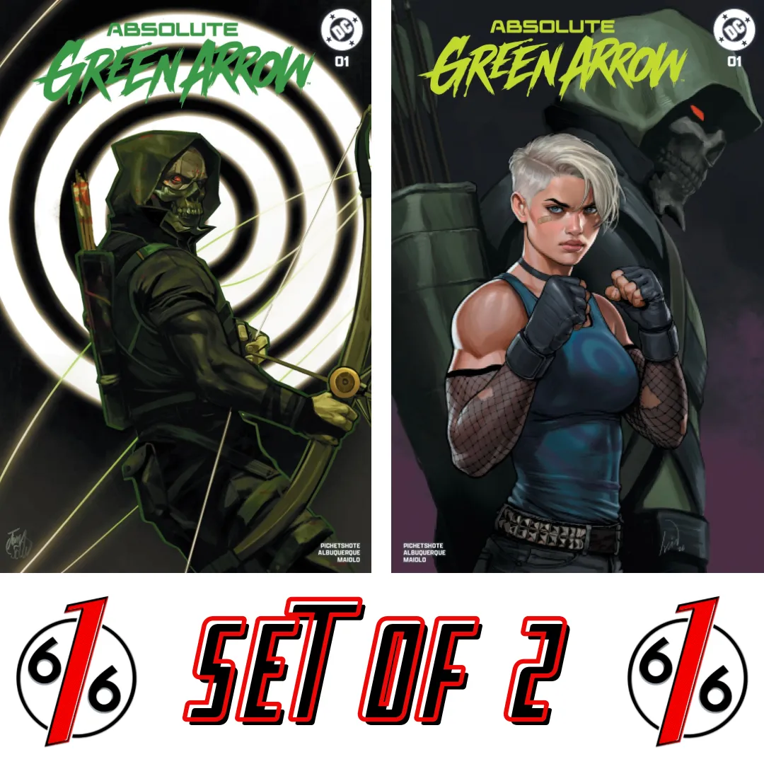 ABSOLUTE GREEN ARROW #1 TALAVERA & TOMASELLI 616 COMICS Variant Set LTD 3000