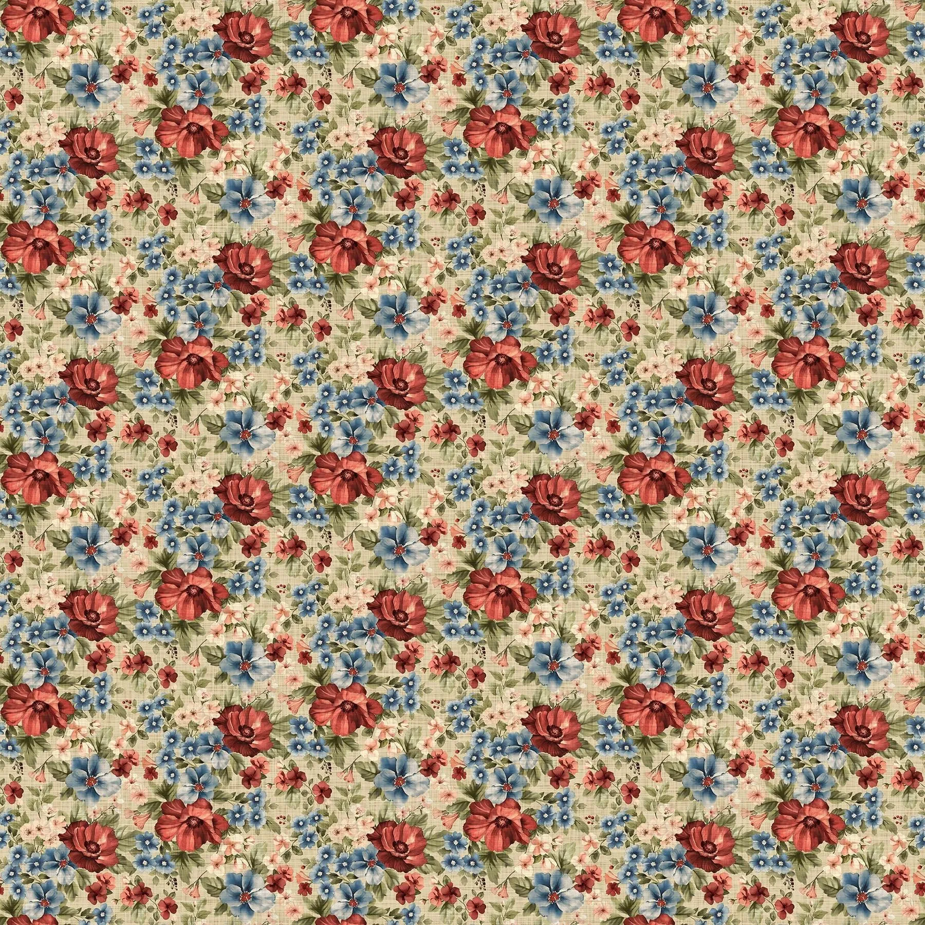 FARMHOUSE SAMPLER - PACKED FLORAL